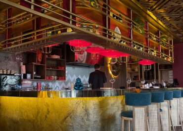 Restaurante seratta - Jera green - silver shine (5)